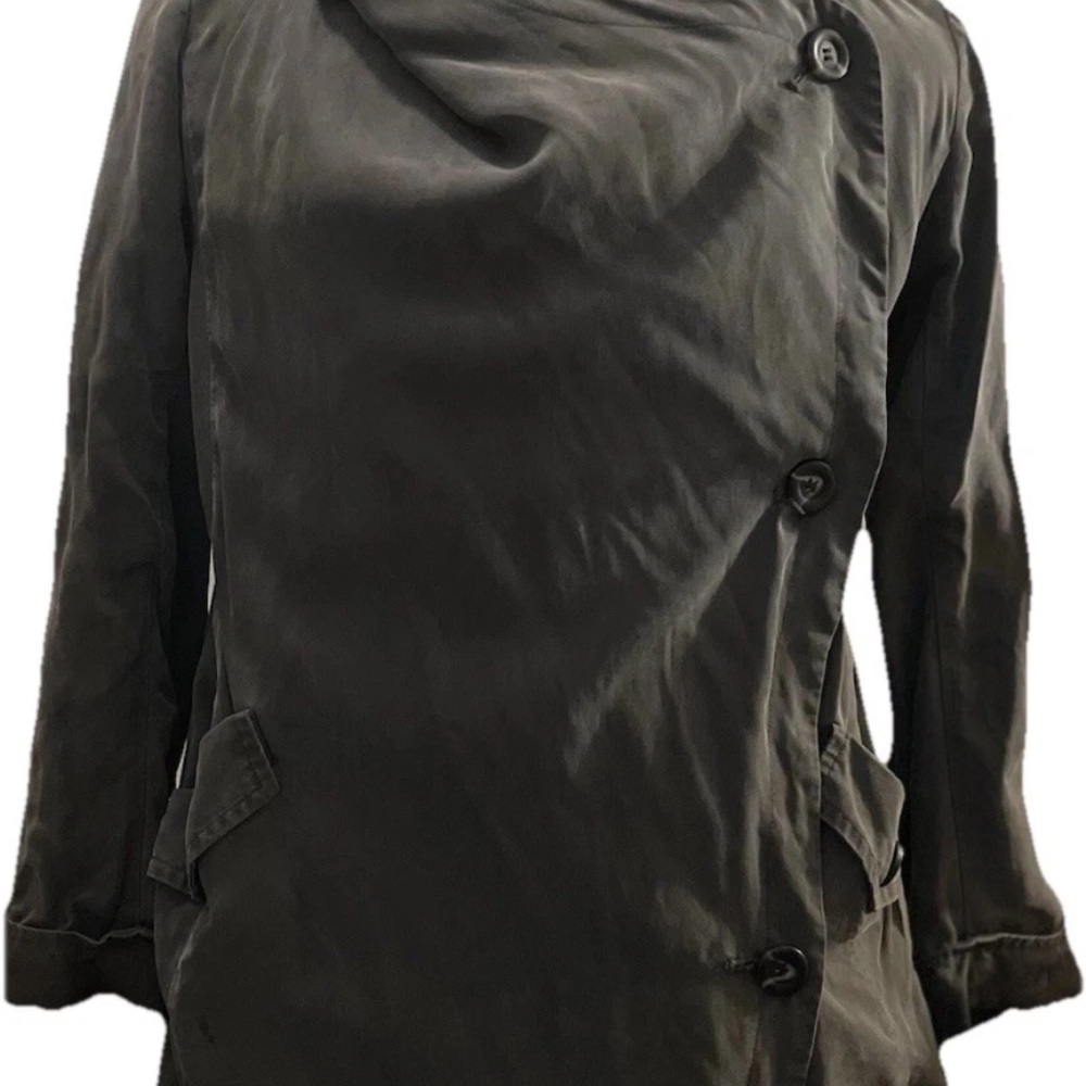 Free People Dark Olive Anorak Wrap Utility Apocalyptic Jacket